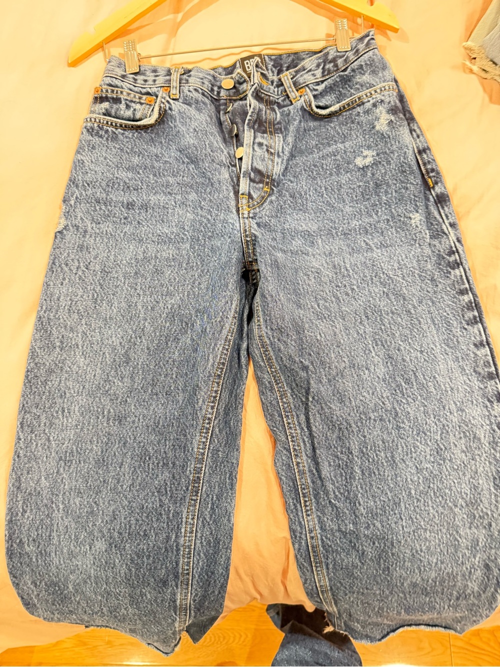 BDG Washed Blue Relaxed Men's Jeans